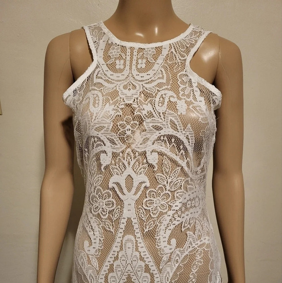 KTOO Fringe Lace "See Through" Dress (Size S) - Picture 7 of 11